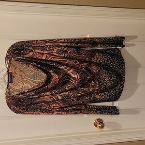 Jones New York printed Top